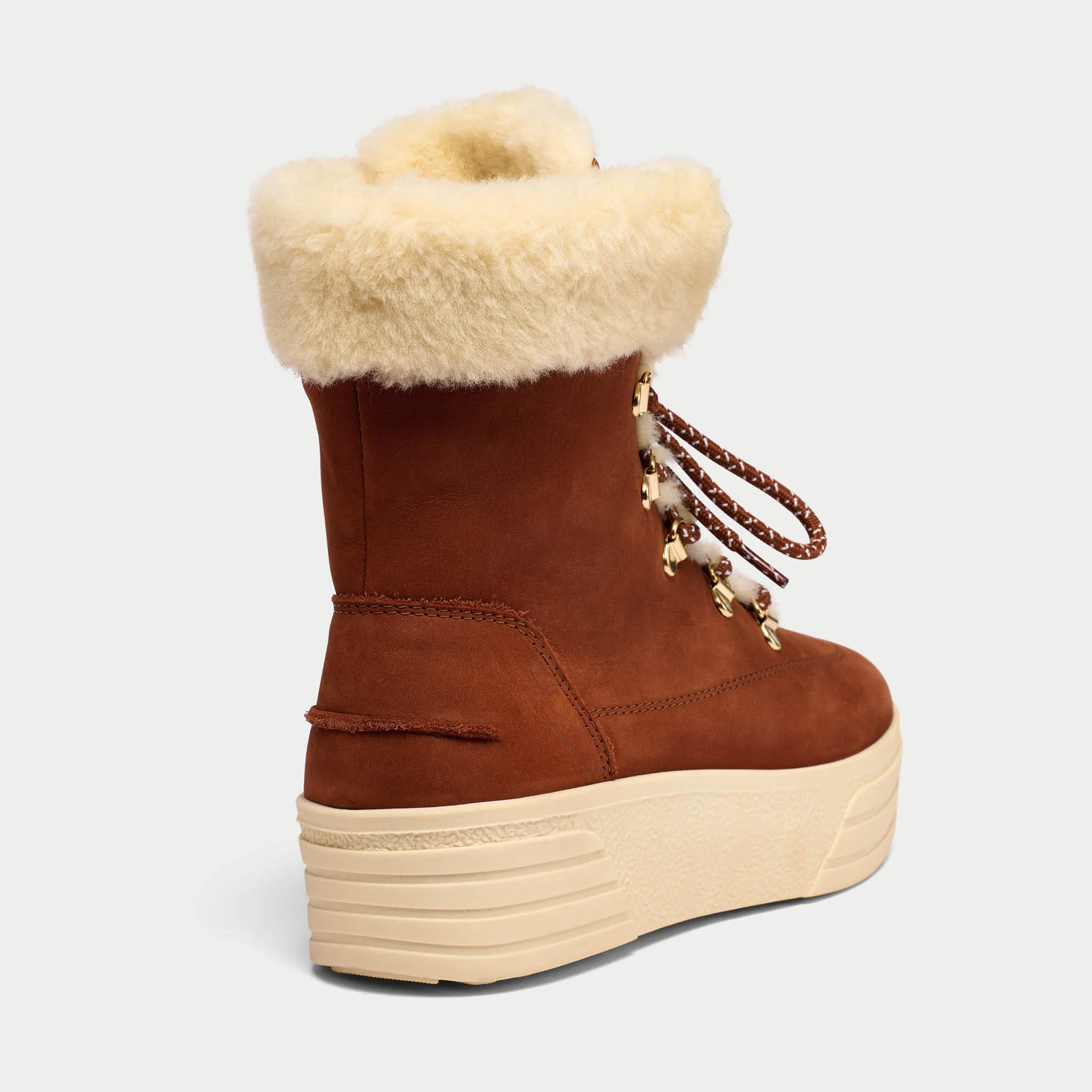 Abbie - Rust Nubuck Leather Boots - Image 4