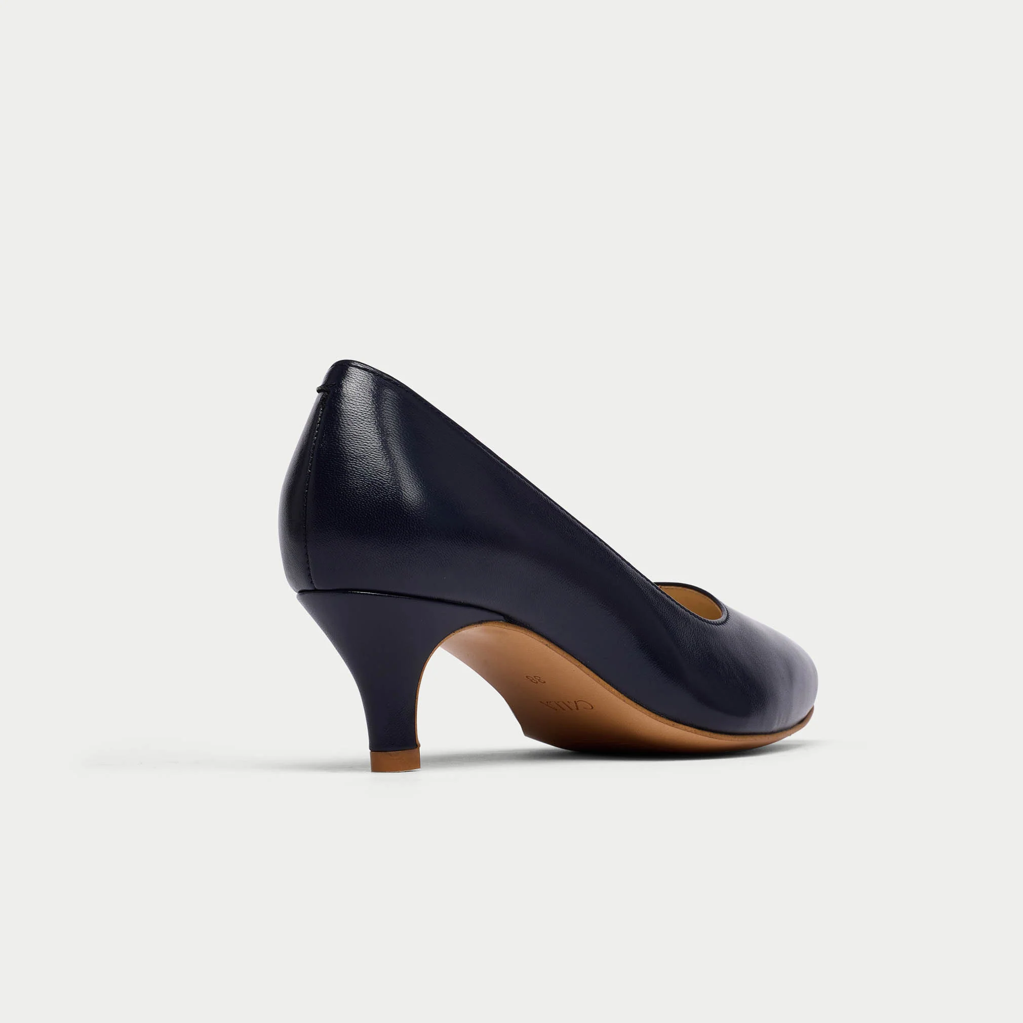 Ava - Navy Leather Courts - Image 6