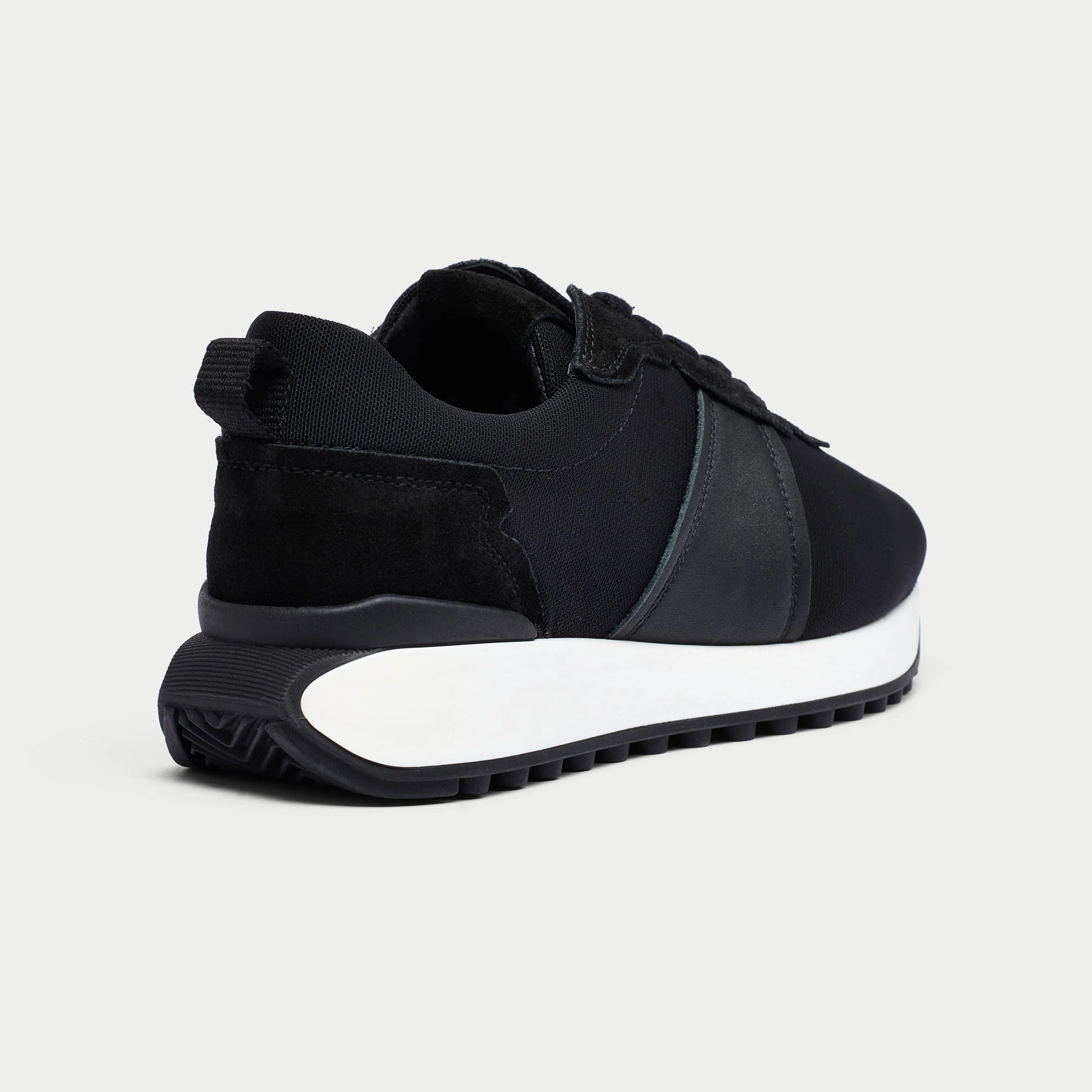 Cosmos - Chunky-Sole Black Wide Fit Trainers - Image 5