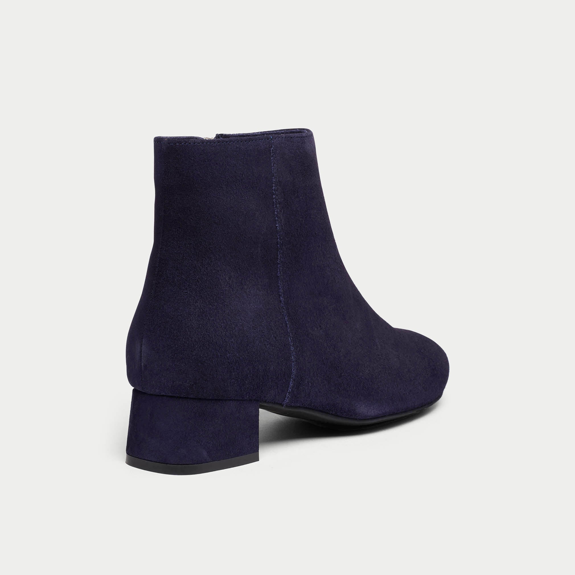 Lexie - Navy Suede Boots - Image 4