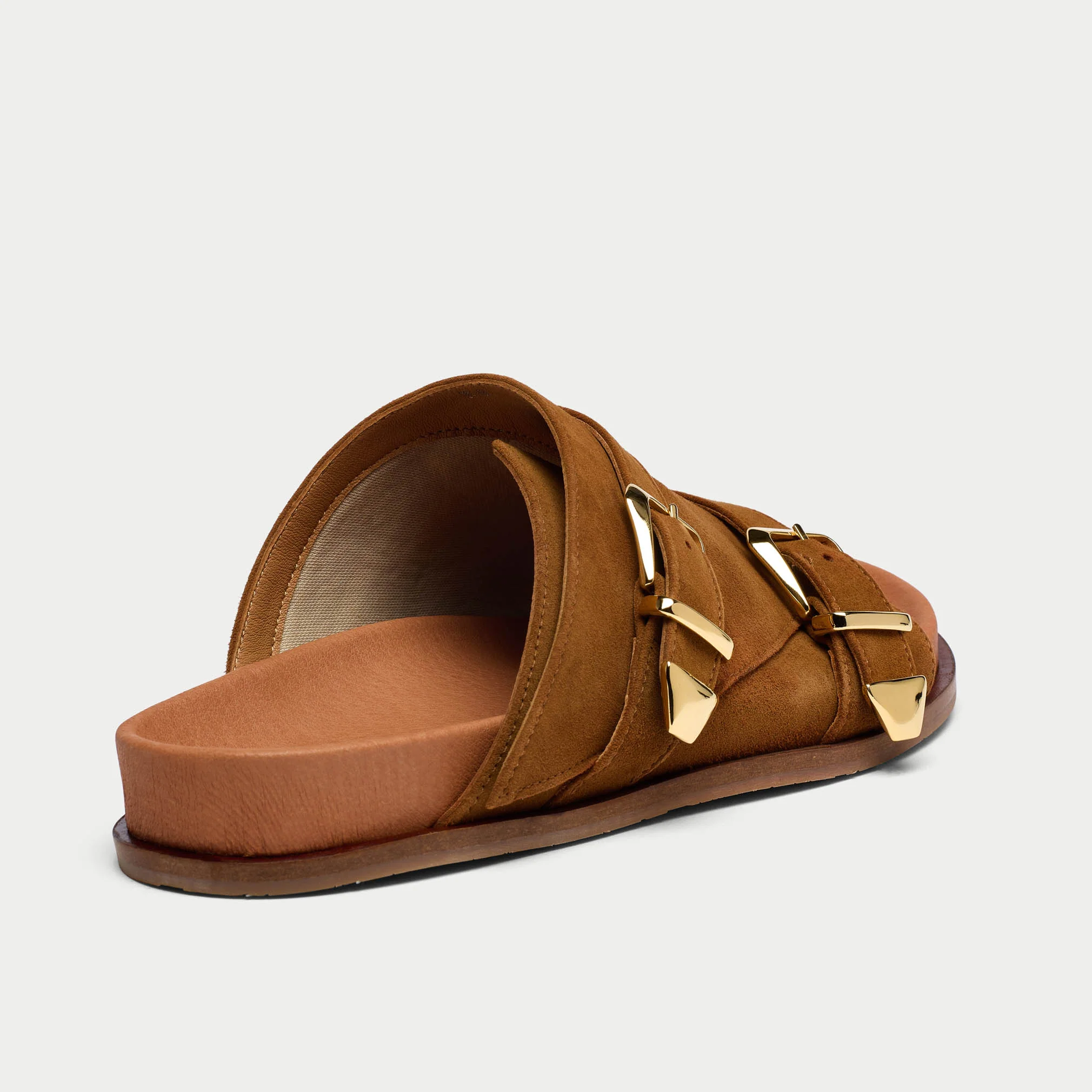 Lily - Tan Suede Sandals - Image 6