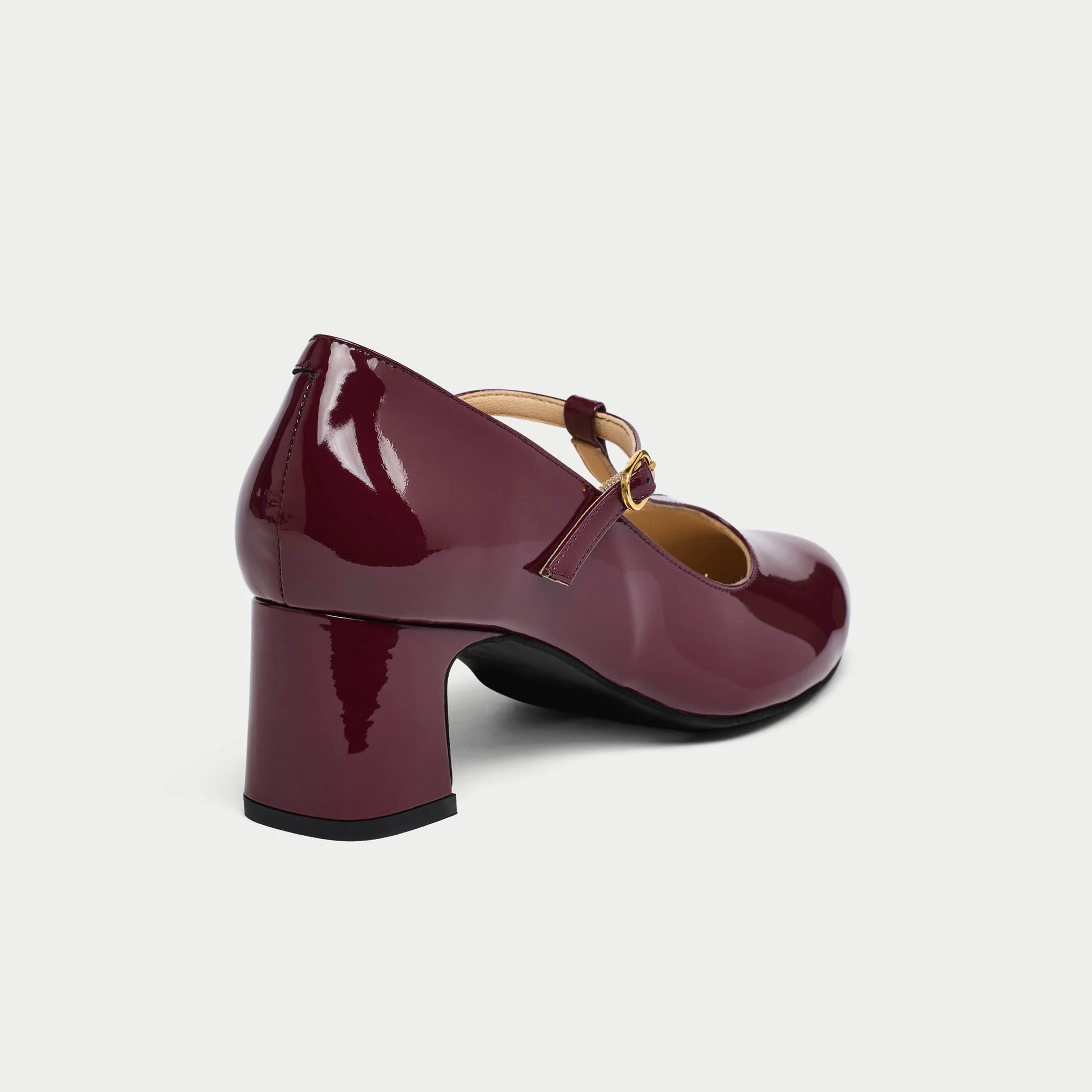 Lorette - Cherry Patent Leather Courts - Image 5