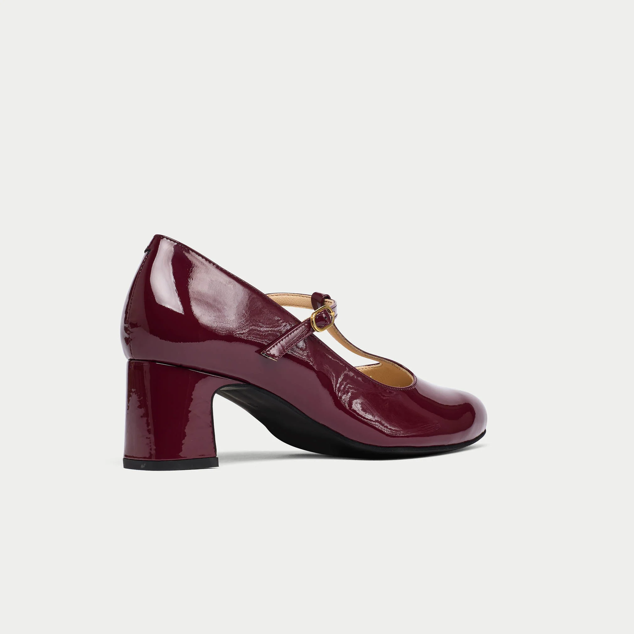 Lorette - Cherry Patent Leather Courts - Image 8
