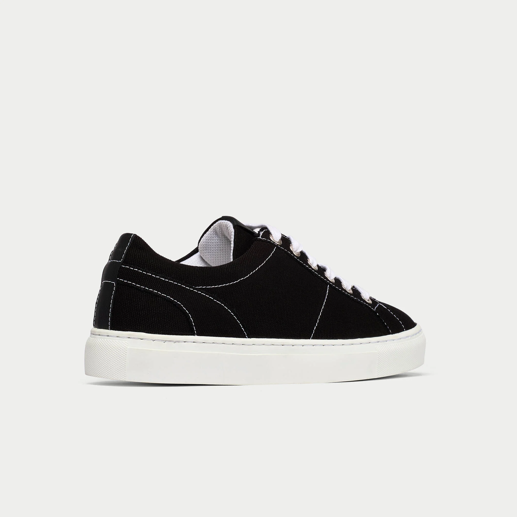 Luna Vegan - Black Wide Fit Trainers - Image 9