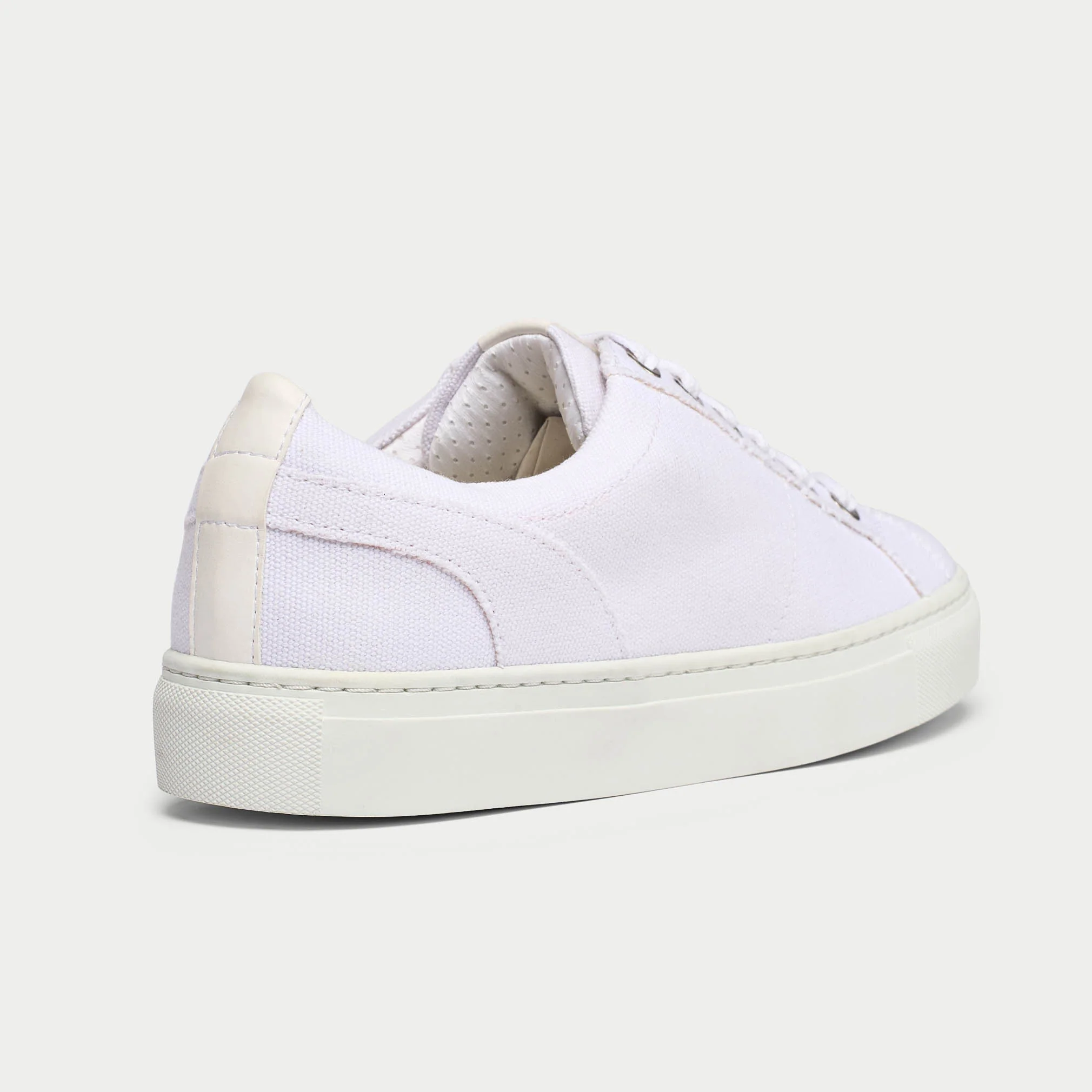 Luna Vegan - White Wide Fit Trainers - Image 5
