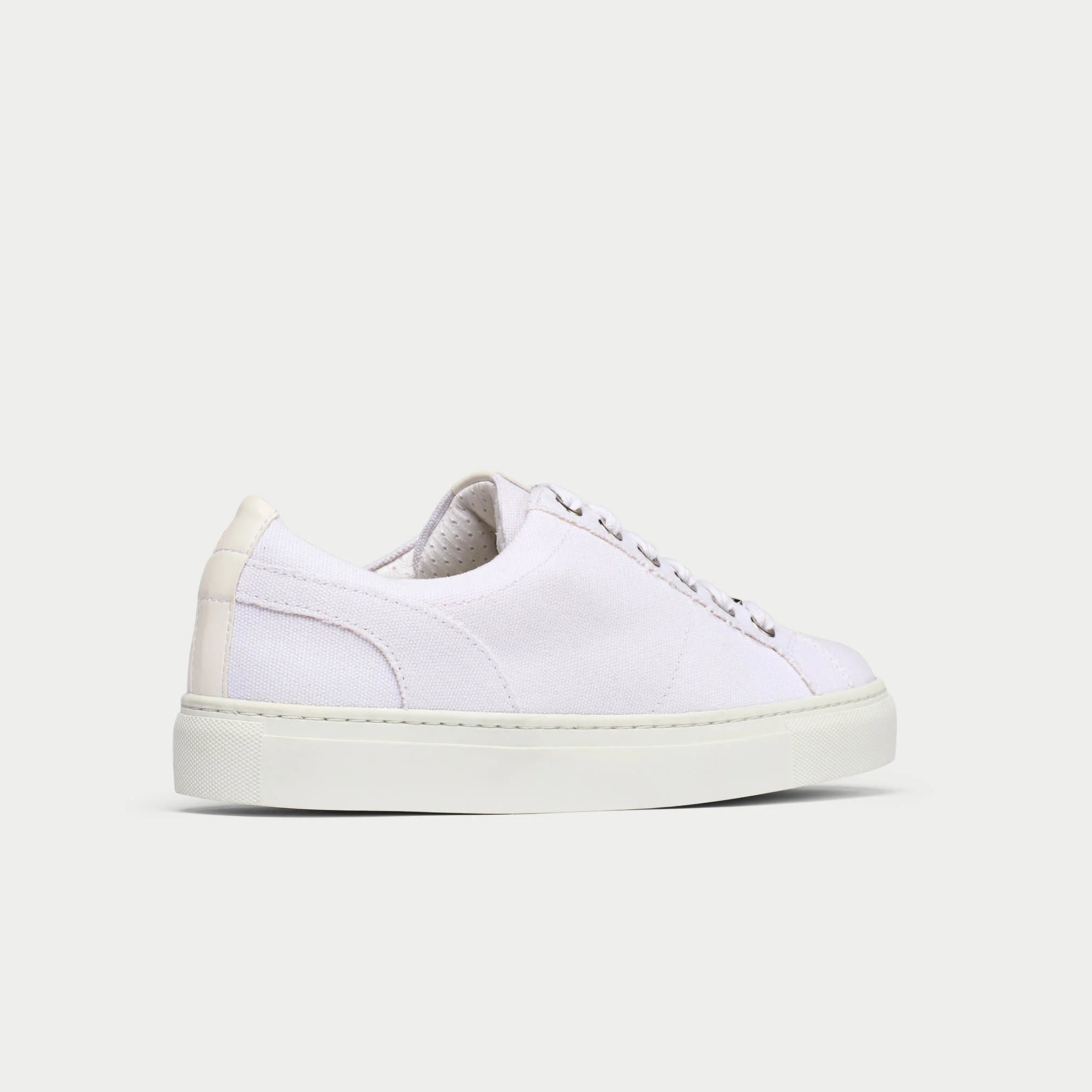 Luna Vegan - White Wide Fit Trainers - Image 8