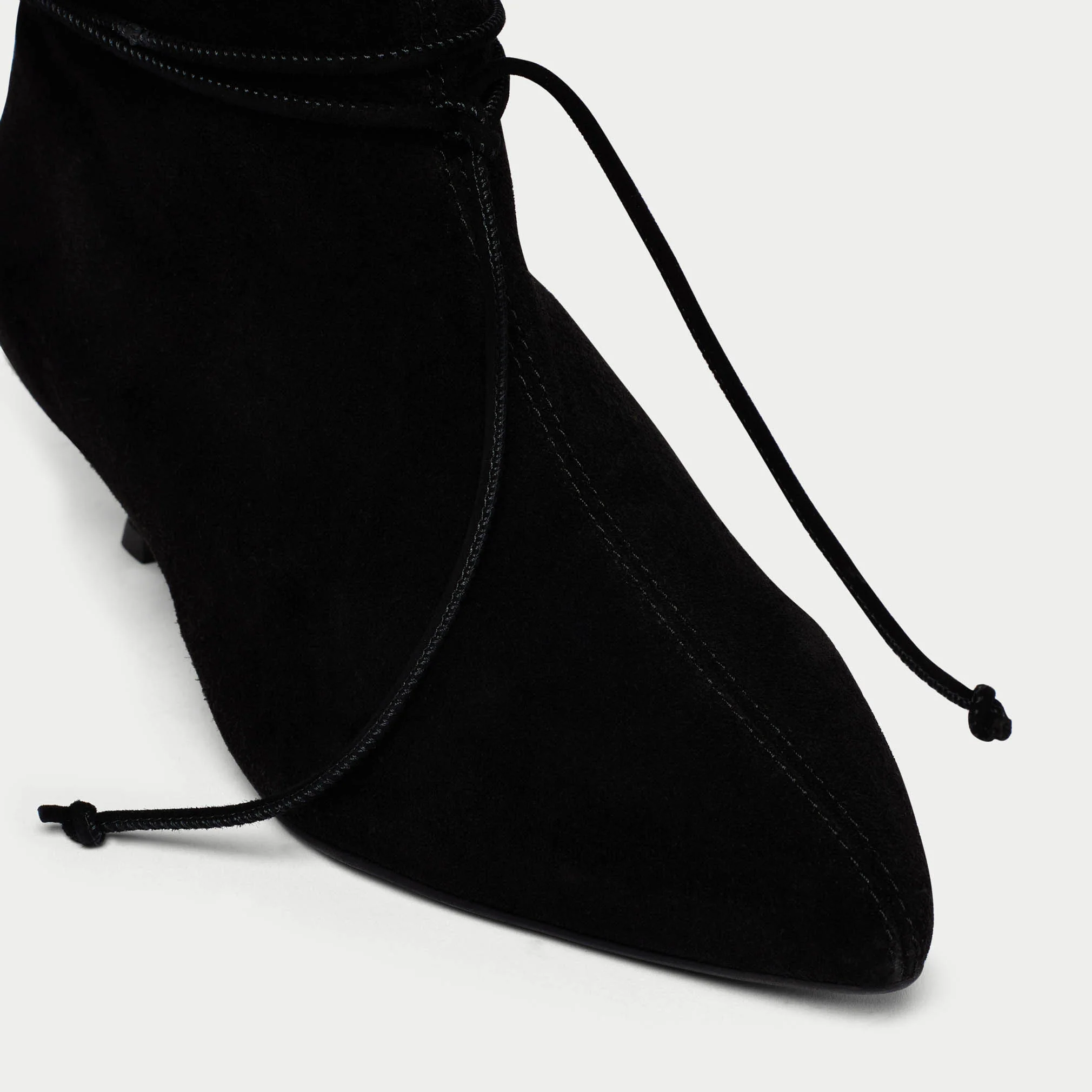 Maisie - Black Suede Boots - Image 3