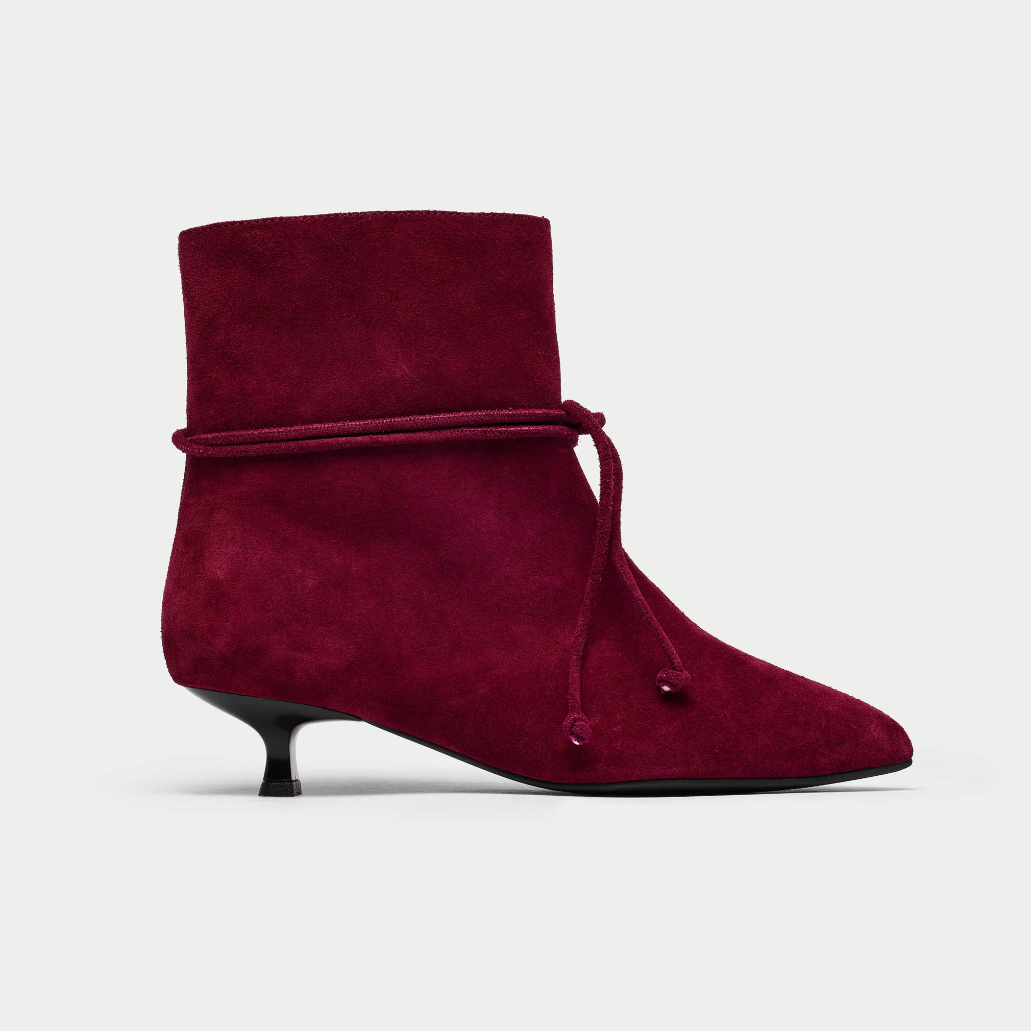Maisie - Cherry Suede Boots - Image 3