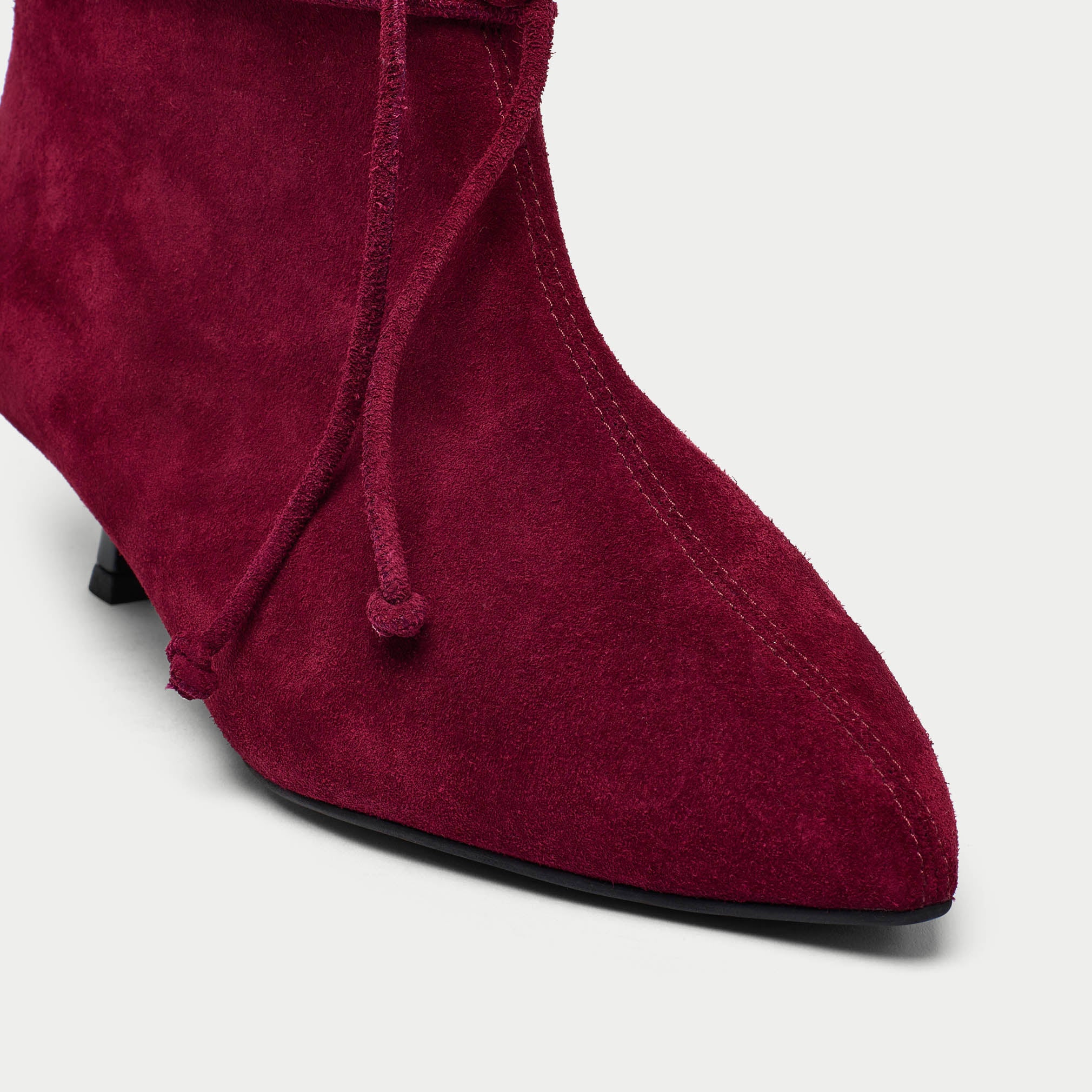 Maisie - Cherry Suede Boots - Image 6