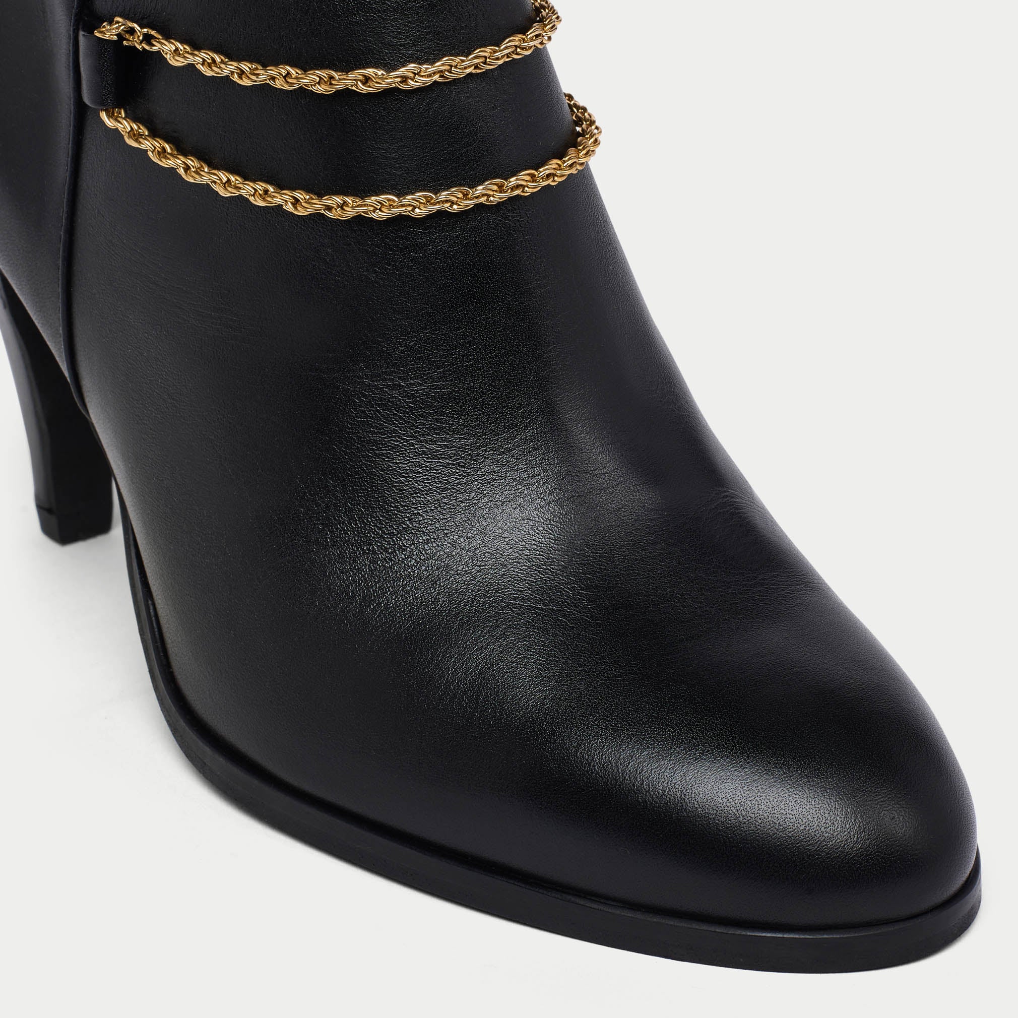 Maya - Black Leather Boots - Image 4