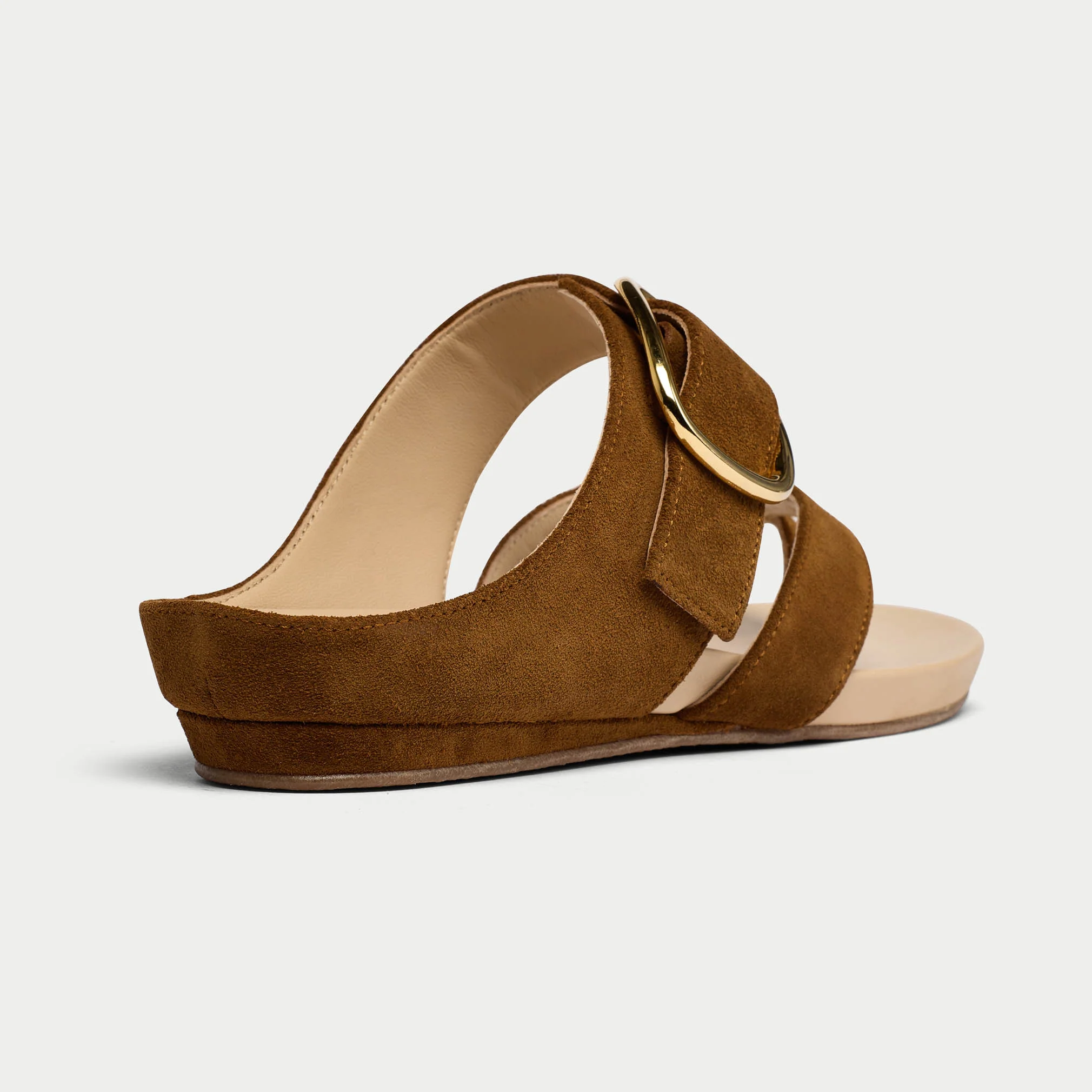Ruby - Tan Suede Sandals - Image 6