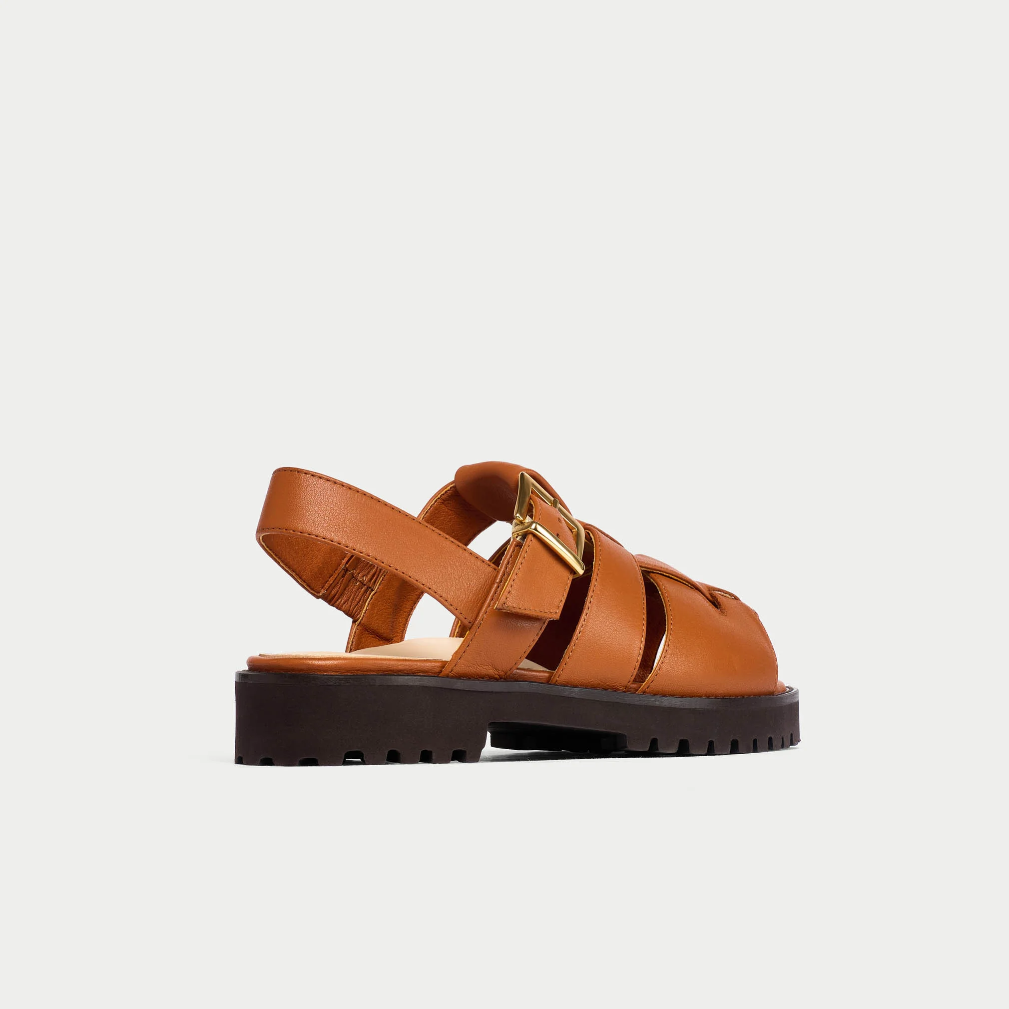 Simone - Tan Leather Sandals - Image 8